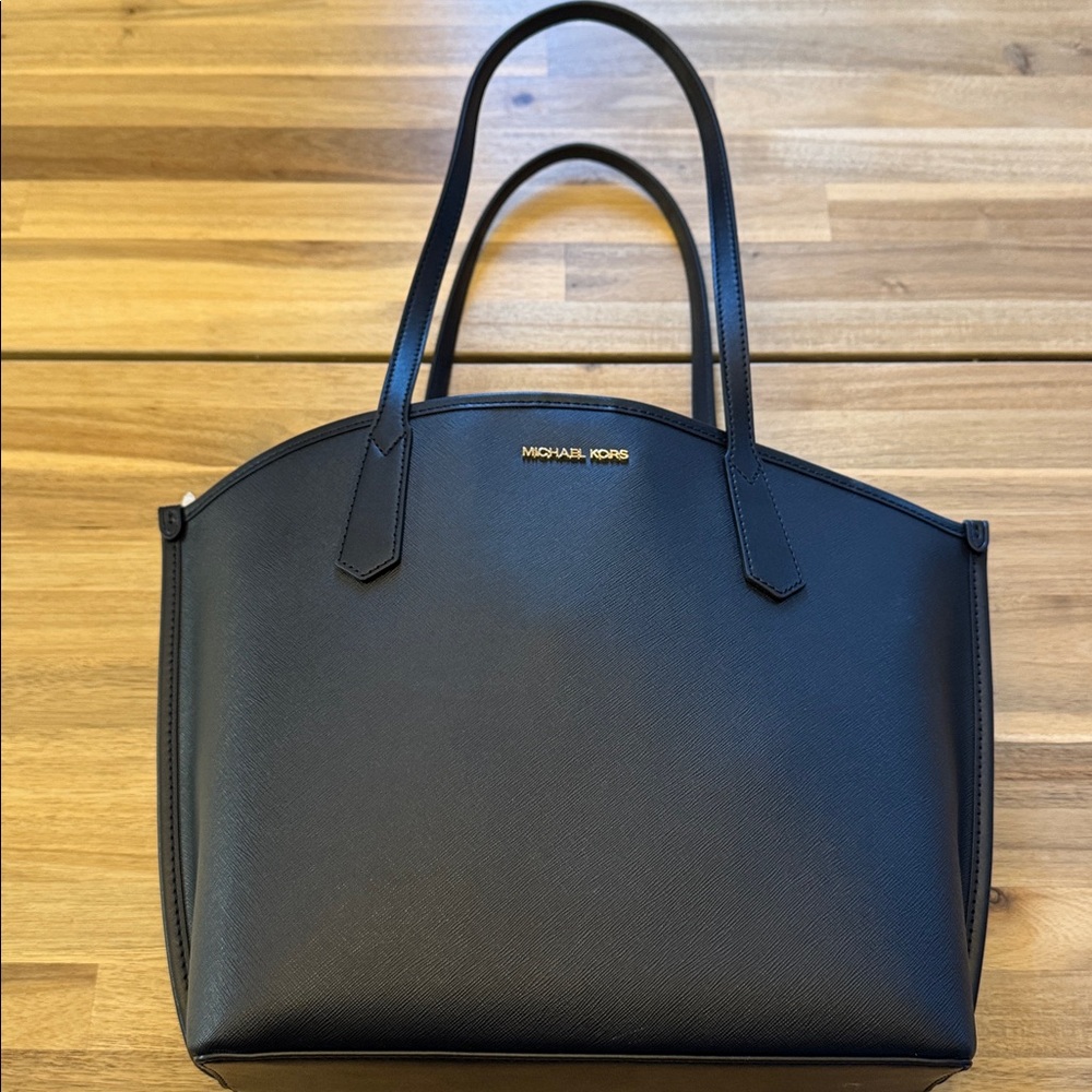 NWT! Michael Kors Sleek Black Jane Handbag